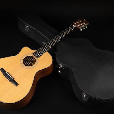2012 Taylor 312ce-N LH - Natural | USA All Solid Crossover Classical Lefthand Guitar Nylon Cutaway Pickup | OHSC image 20