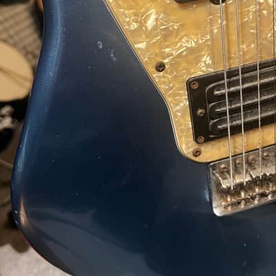 Fender Modern Player Marauder – Well Toured / Project Guitar 2012 - 2013 - Lake Placid Blue image 4