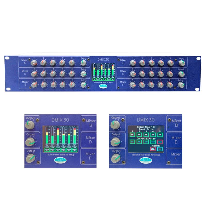 CTP Systems DMix30 Dante Network Mixer image 1