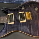 NEW! 2024 PRS Custom 24 - Paul Reed Smith - 10-Top ! Incredible Flame Top - WOW - Charcoal Gray - Authorized Dealer - 7.35 lbs - G03960