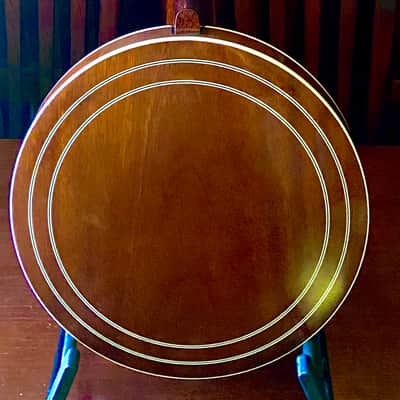 Tim Davis Banjos Mack Crowe Gold Engraved Bluegrass Banjo 2020 Mahogany image 2