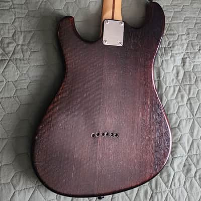 1981 Ibanez Blazer  string thru Brown with gigbag image 21