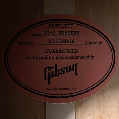 NEW ! Gibson Acoustic Nathaniel Rateliff LG-2 Western-Vintage Sunburst - Authorized Dealer - In-Stock! 3.9 lbs - G07418 image 7