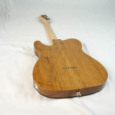 Swisher Handmade 1950 T-Style Electric Guitar 2024 - Merlot Fabric Top image 6