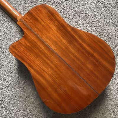 Sunburst 41 Inch Acoustic Guitar, Spruce Mahogany Body, Abalone Inlay Binding, Rosewood Fingerboard Neck image 14