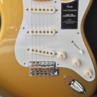 Fender Vintera III Late '50s Stratocaster 2026 - Aztec Gold image 6