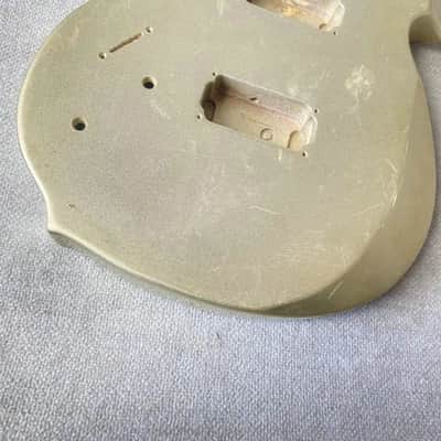 Metallic Silver Lefty Custom DIY Guitar Basswood Body image 7