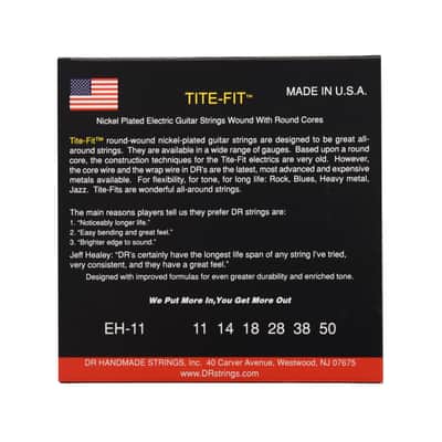 DR Strings EH-11 Tite Fit Electric Heavy 11-50 image 2