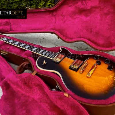 ♚INCREDIBLE♚ Vintage 1990 Gibson Les Paul CUSTOM ♚100%♚ TOBACCO BURST ! ♚OHSC♚R8*59 image 3