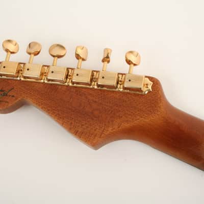 Fender Custom Shop Limited Edition Custom '62 Stratocaster Journeyman Relic with Closet Classic Gold Hardware 3A Rosewood Fingerboard Aged Natural CZ581418 image 7