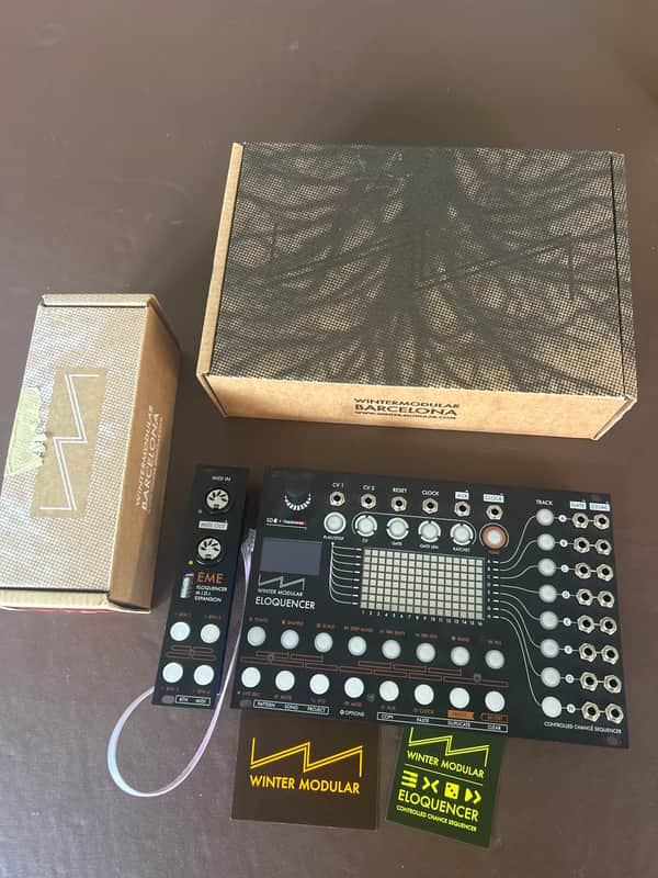 Winter Modular Eloquencer + EME MIDI Expansion 2018 - Black image 1