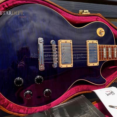 ♚SUPER RARE♚2012 Gibson CUSTOM SHOP Les Paul Standard 'AAAAA' FIGURED♚8.9LB♚COBALT BLUE image 17