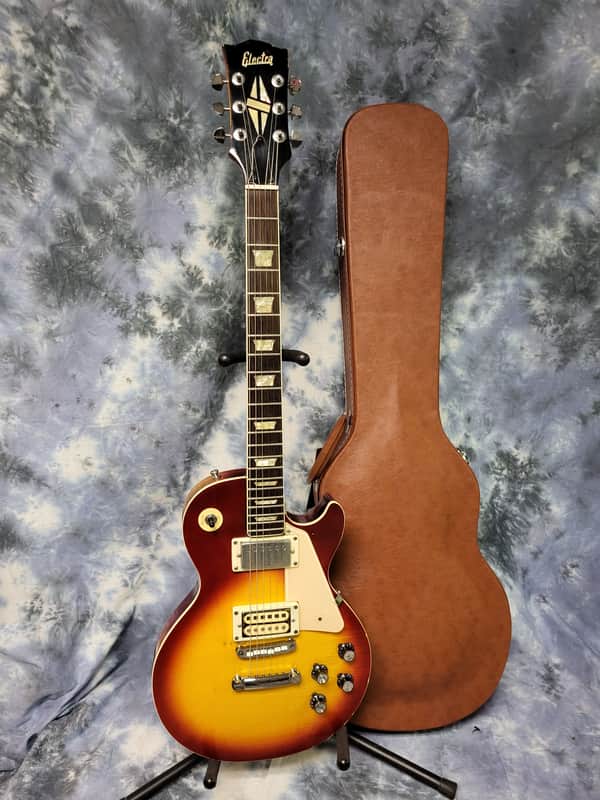 Video Demo Vintage 1973 Electra Model 2245 Super Rock Japan Les Paul Style Pro Setup New Strings New Hard Shell Case image 1