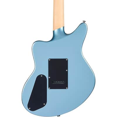 D'Angelico Premier Series Bedford SH Limited-Edition Electric Guitar with Tremolo Regular Ice Blue Metallic image 2