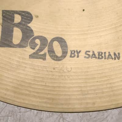 Sabian 14" B20 Hi Hat Cymbals Made in Italy image 9