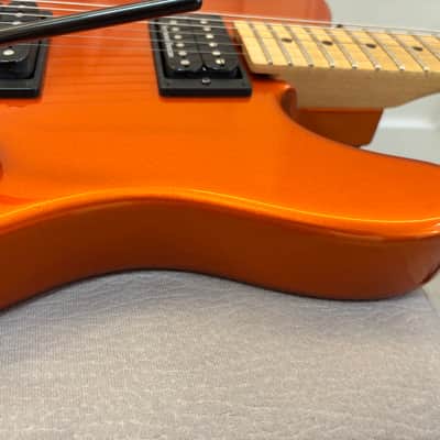Charvel Jackson USA Select San Dimas Style 2 HH FR 2009 Candy Tangerine - Upgraded w/Original Floyd Rose (Titanium) image 11