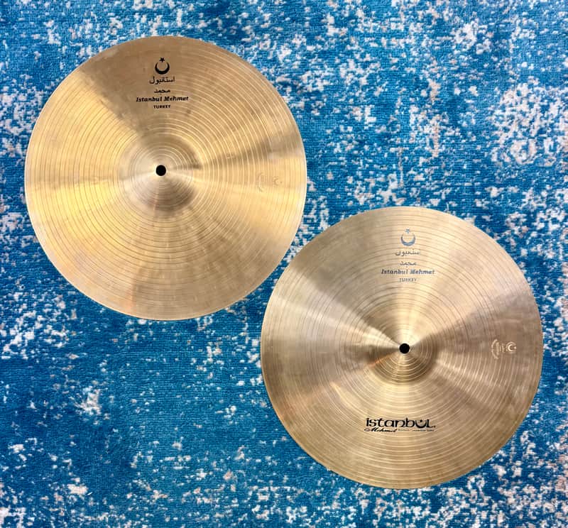 Don’t pay £389+!! 15” ISTANBUL MEHMET Hihats 1078g 1308g image 1