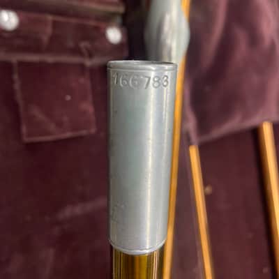 King H.N. White Trombone 1934 - 2-Tone Brass with Original Case image 13
