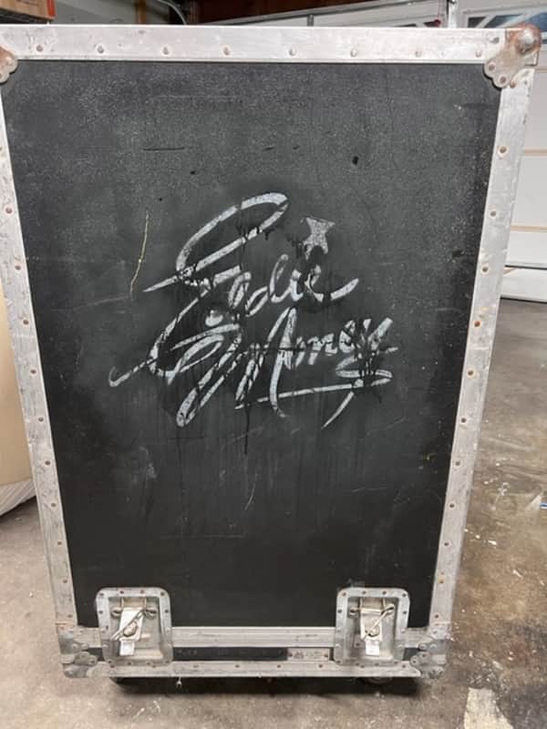 90's Mesa Boogie Diesel speaker cab & road case, 2x15 EV15L Hempcone speakers Ex Eddie Money history image 1