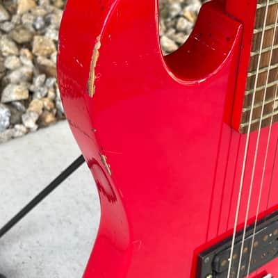 Vintage Memphis A2RT Guitar 80s - Red image 11