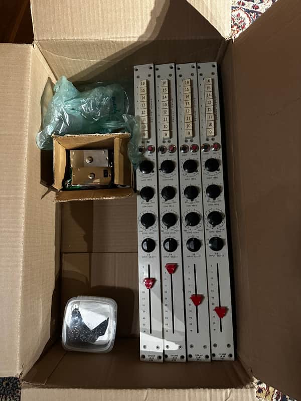4x Opamp labs 203 vintage channel strips  (preamp + inductor EQ) Electrodyne/Quad eight/Neve image 1