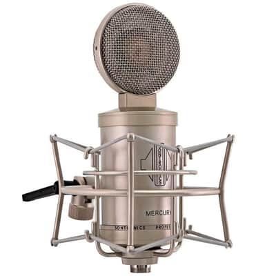 Sontronics STMERCURY-US Variable Pattern Valve Condenser Microphone w/Aluminum Flight case, Wooden Mic Box. Shockmount, Power Supply, Cable & Power Lead image 2