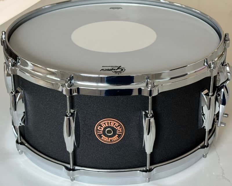 Gretsch G4164BC USA Custom Black Copper 6.5x14" 10-Lug Snare Drum 2018 - Present - Black image 1