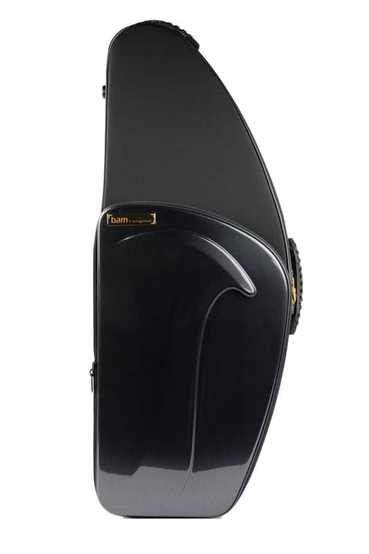 BAM TREK3022SC NEW TREKKING TENOR SAX CASE SILVER CARBON image 1