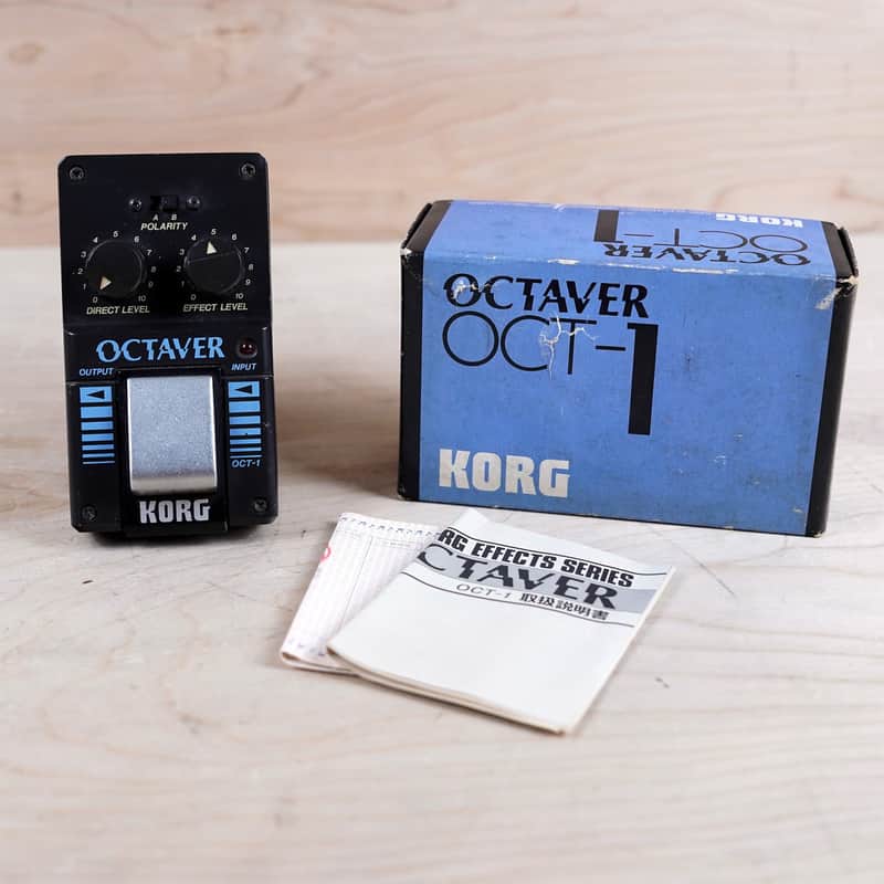 Korg OCT-1 Octaver Vinatge Made in Japan MIJ w/ Box, Paperwork image 1