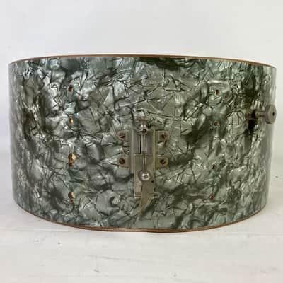 Leedy 6.5x14"Broadway Standard Snare Drum Black Diamond Pearl Vintage30s BDP 3py image 12