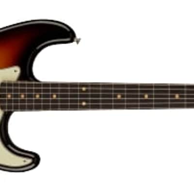 Fender American Vintage II 1961 Stratocaster Electric Guitar, Rosewood Fingerboard, 3-Color Sunburst w/ Case image 3