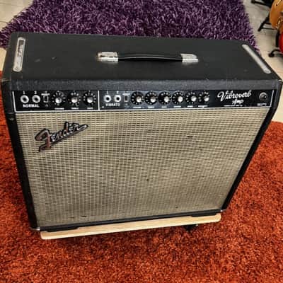 1964 Fender Vibroverb AA763 Blackface with Original JBL D130 image 2