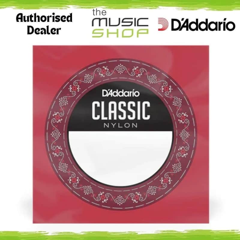 D'Addario .028 Single Classical Guitar Nylon 1st String, Normal Tension - J2701 image 1