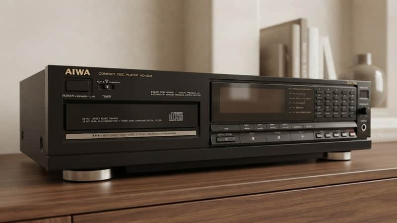 AIWA XC-004E Rare Vintage CD Player Working Hi-Fi Stereo Remote Warranty