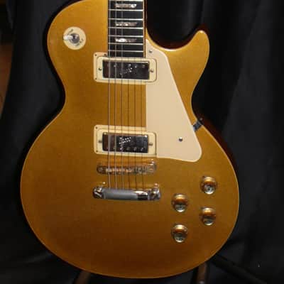 Greco Japan EG-500 w/- Gneco stamped mini-humbuckers 1974-75 - Goldtop image 1