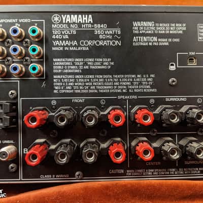 Yamaha HTR-5840 Natural Sound 6.1 Channel AV Home Theater / Stereo Receiver image 8