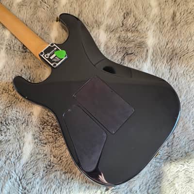 2005 Charvel USA Pointy Reissue San Dimas Metallic Black Floyd Rose w/OHSC (Built in Custom Shop) image 14
