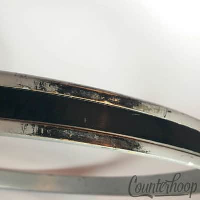 *Premier 22" Black Duroplastic Bass Drum Hoop/Rim Birch Vintage 60s England UK* image 4