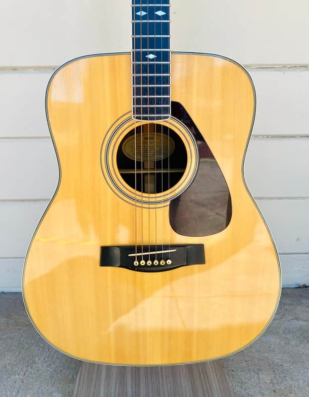 YAMAHA FG-345 VINTAGE ACOUSTIC GUITAR W CASE (USED) - 1979 image 1
