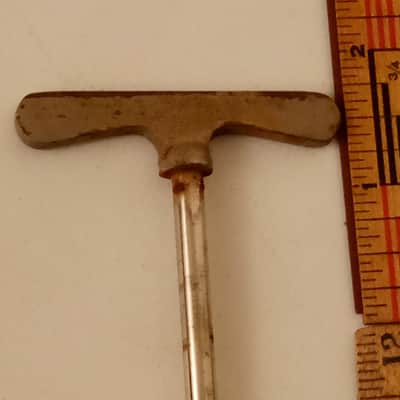 Leedy 13 1/8" Flat-Head 1+Bass-Drum Single-Tension T-Rod Nickel 12-24 Vintage30s image 2