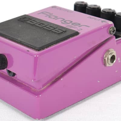 1985 Boss BF-2 Flanger Electric Guitar Effect Pedal Green Label Japan image 4