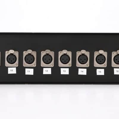 8-Channel XLR Stage Studio Snake Box w/ 4 XLR - 1/4" TS Multi Cables #49092 image 4