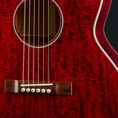 Bourgeois DBJC Beeswing Mahogany SG Red Custom NEW image 9