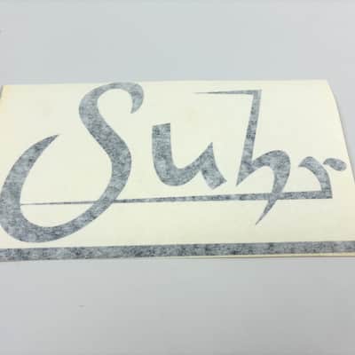 Suhr Logo Decal / Sticker (Approx. 10”) image 1