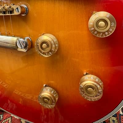 VINTAGE 1970’s MIJ “Lyle” Les Paul Custom Lawsuit Copy Electric Guitar~Cherry Sunburst ~      Matsumoku Factory Japan image 8