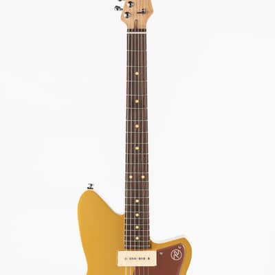 Reverend Double Agent W Limited Dealer Run - Venetian Gold with Root Beer Pickguard image 8