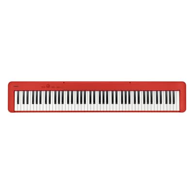 Casio CDP-S160 88 Key Weighted Hammer Action Digital Piano - Red