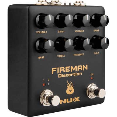 Nux FIREMAN Pédale distorsion double type brown sound moderne image 5