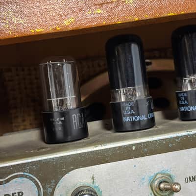 1950s Danelectro Leader Tube Amp - Vintage 1x12 Combo - Serviced & Playing Great image 7