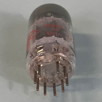 1950s CBS 12AU7A ECC82 Vintage Halo Getter Preamp Tube! T139 image 5